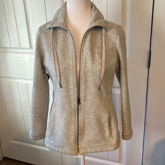 T by Talbots womens zip up grey sweatshirt size Sp - Picture 8 of 13